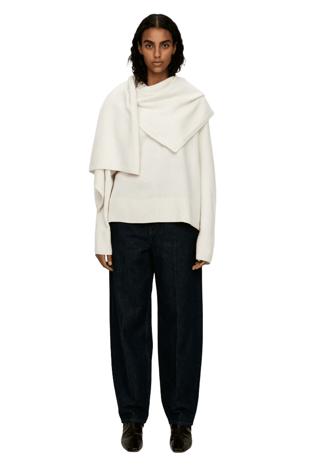 Arket Women's Wool Scarf Jumper