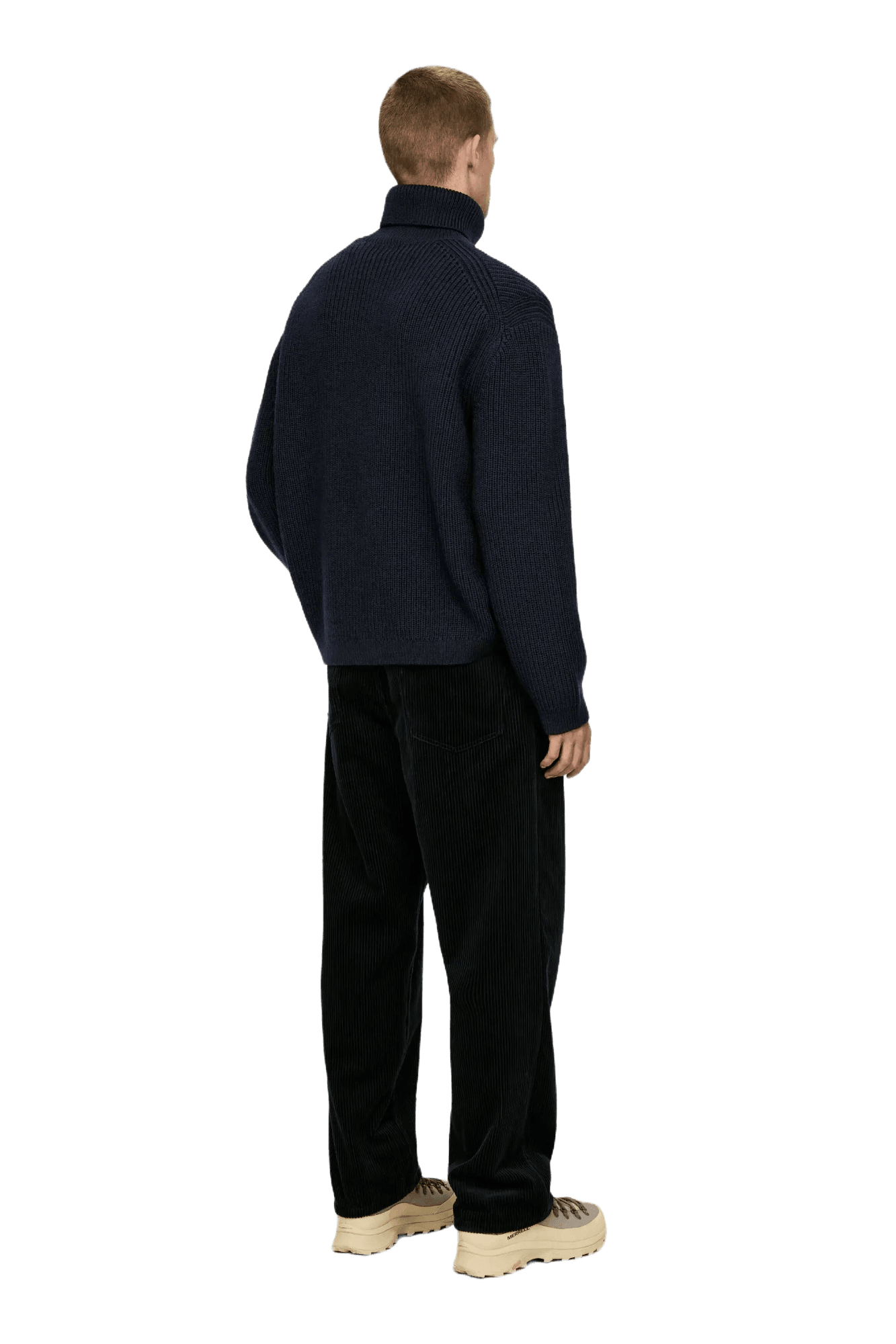 Arket Men's Heavy Wool Roll-Neck Jumper