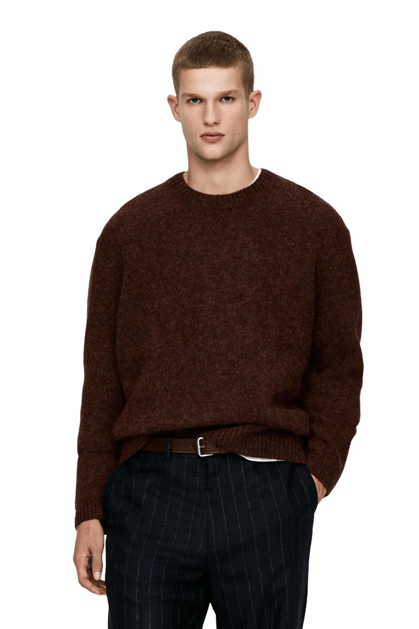 Arket Men's Crew-Neck Wool Jumper