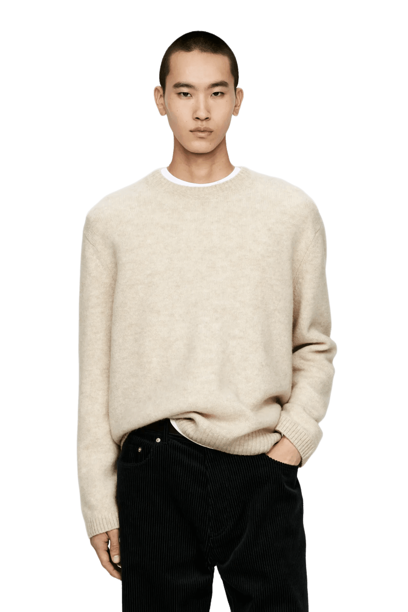 Arket Men's Crew-Neck Wool Jumper