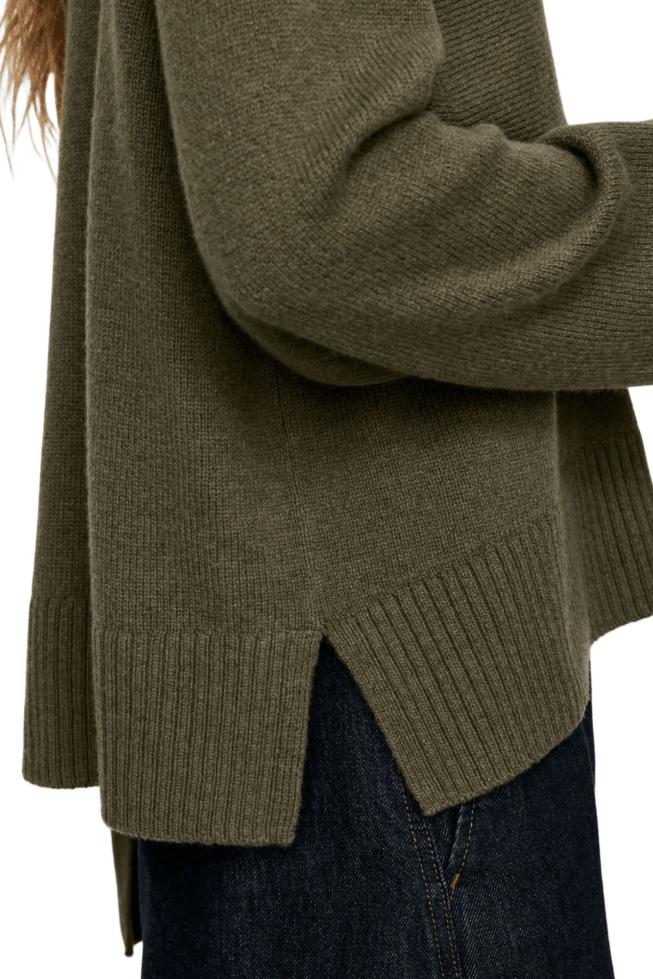 Arket Women's Wool Scarf Jumper