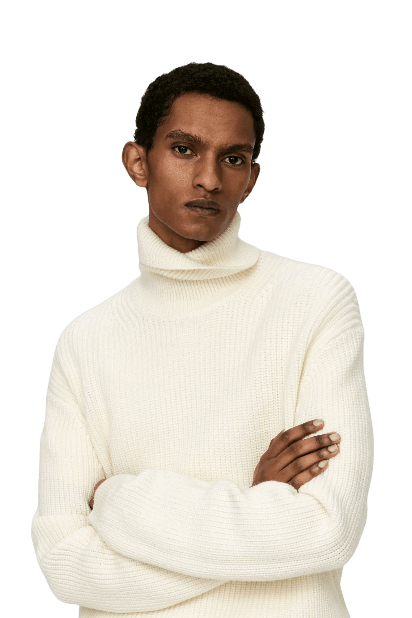 Arket Men's Heavy Wool Roll-Neck Jumper