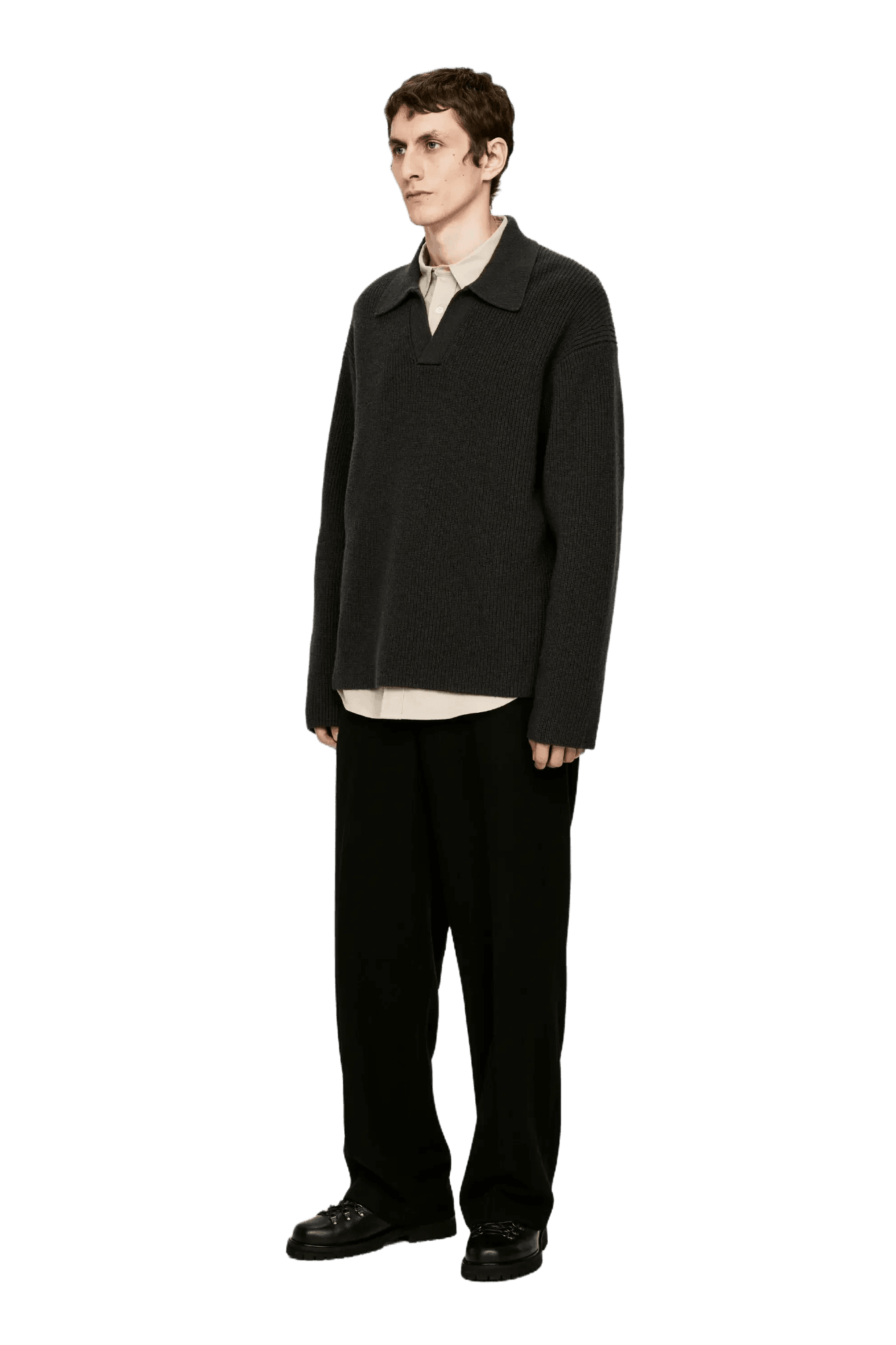 Arket Men's Knitted Polo Jumper