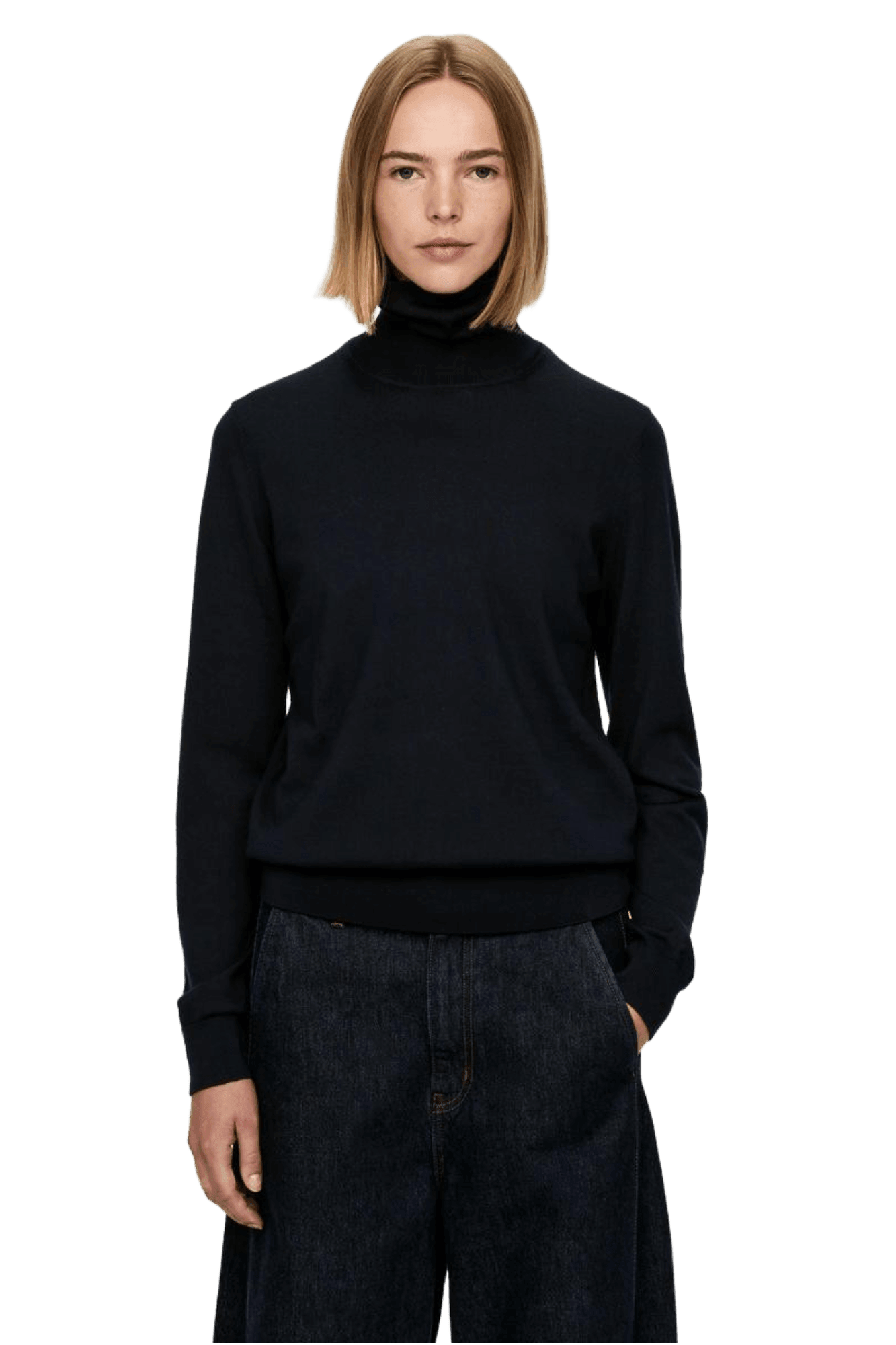 Arket Women's Roll-Neck Merino Jumper
