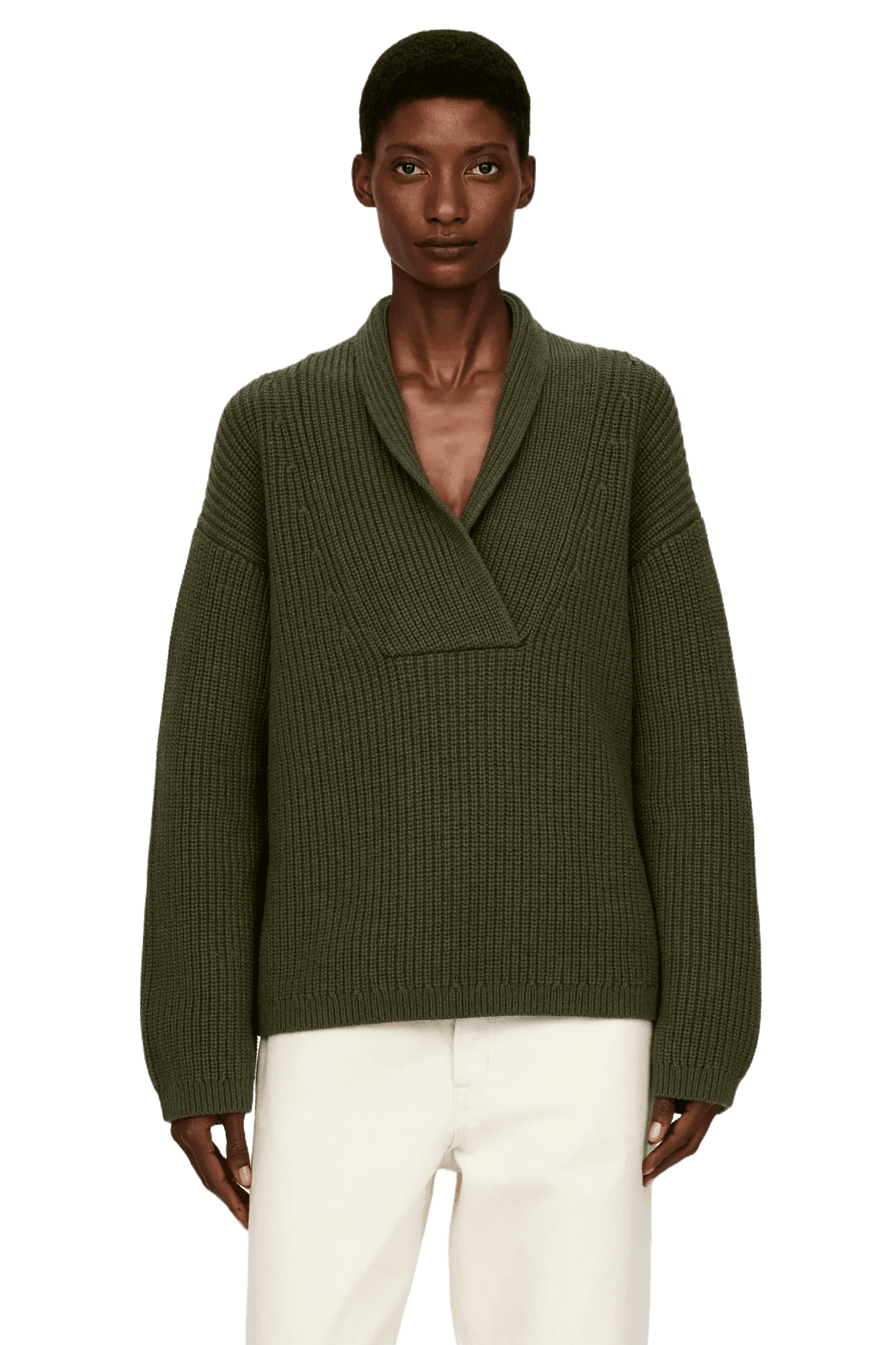 Arket Women's Shawl Collar Jumper