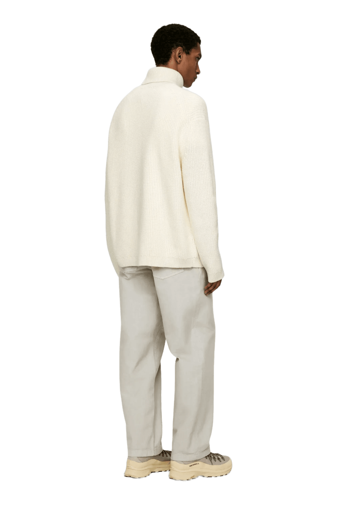 Arket Men's Heavy Wool Roll-Neck Jumper